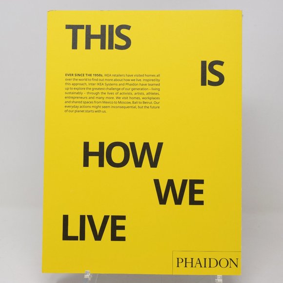 Us Our Planet Phaidon Ikea Book This Is How We Live Paperback Minimal Home Decor - Picture 2 of 16